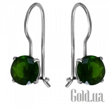 Детские серьги Серебряные серьги с куб. циркониями