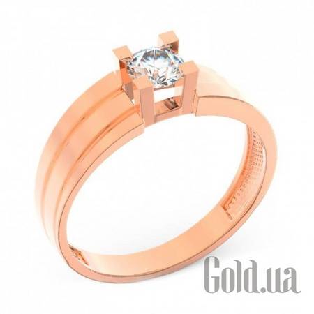 Кольцо Золотое кольцо с куб. цирконием, 16.5