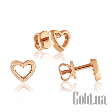 Серьги-гвоздики Золотые серьги