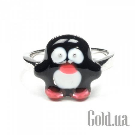 Кольцо Детское серебряное кольцо с эмалью, 14.5