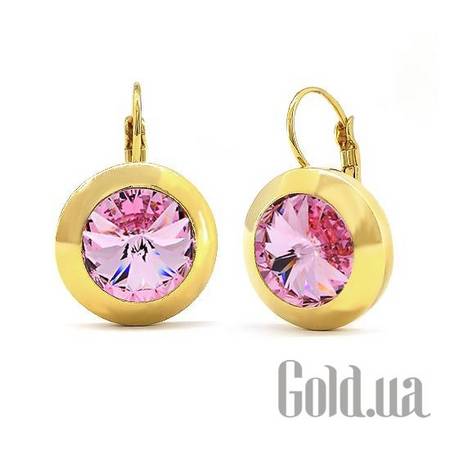 Серьги Серьги с кристаллами Swarovski в позолоте