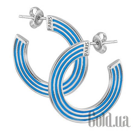 Серьги-кольца Серебряные серьги-трансформер