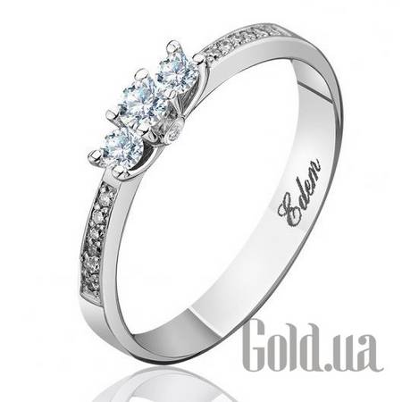 Кольцо Золотое кольцо с бриллиантами, 15.5