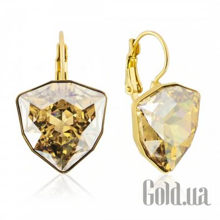 Серьги Серьги с кристаллами Swarovski в позолоте