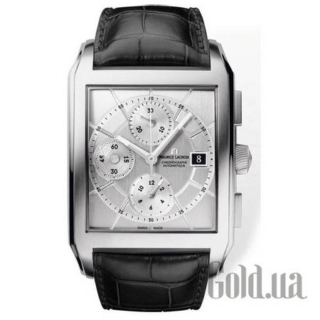 Швейцарские часы Pontos Rectangulaire Chronographe PT6197-SS001-130