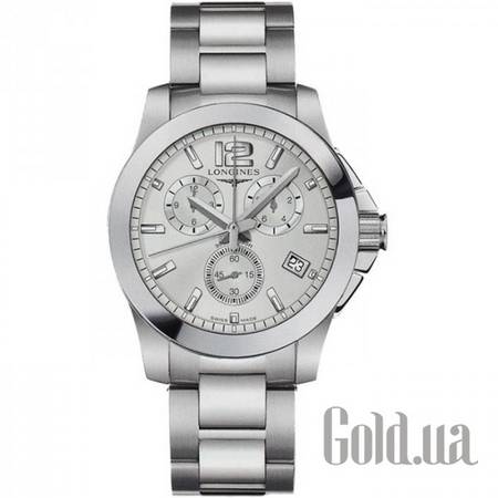 Швейцарские часы Мужские часы Conquest Chronograph L3.660.4.76.6