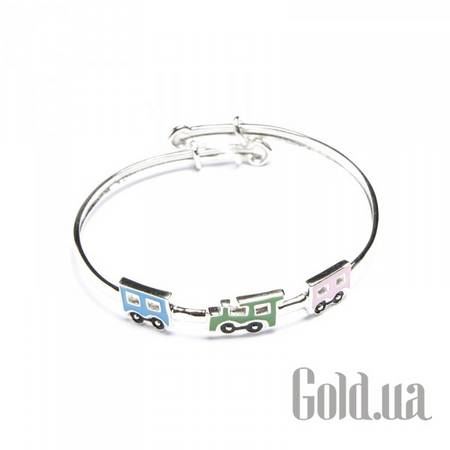 Браслет Детский серебряный браслет с эмалью