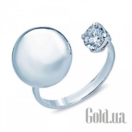 Женские кольца Женское серебряное кольцо с куб. цирконием