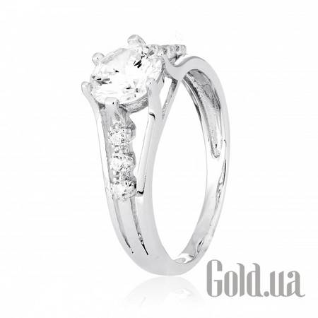 Кольцо Серебряное кольцо с куб. циркониями, 16.5