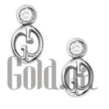 Серьги с подвесками Золотые серьги с бриллиантами