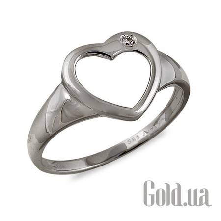 Кольцо Золотое кольцо с бриллиантом, 19