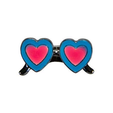 Эмодзи Heart Sunglasses Glow in the dark