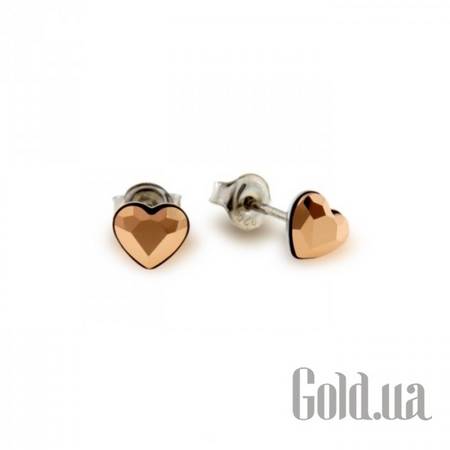 Пусеты (гвоздики) Серьги с кристаллами Swarovski