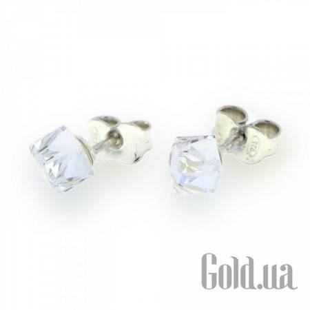 Пусеты (гвоздики) Серьги с кристаллами Swarovski