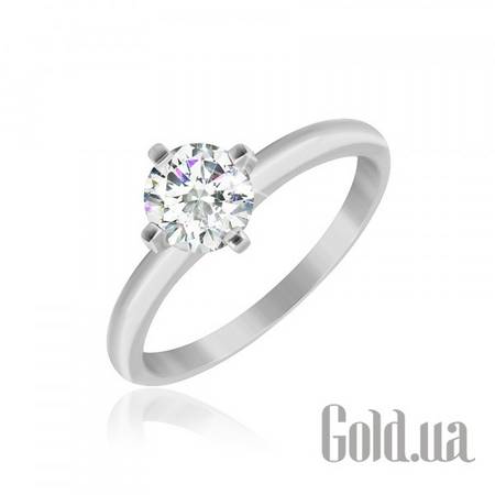 Кольцо Серебряное кольцо с куб. цирконием, 16.5