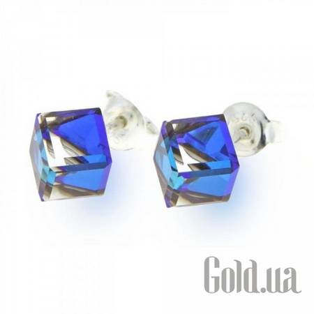 Пусеты (гвоздики) Серьги с кристаллами Swarovski