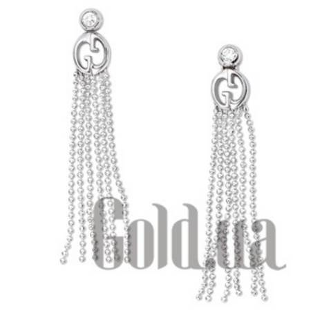 Серьги-гвоздики Золотые серьги с бриллиантами