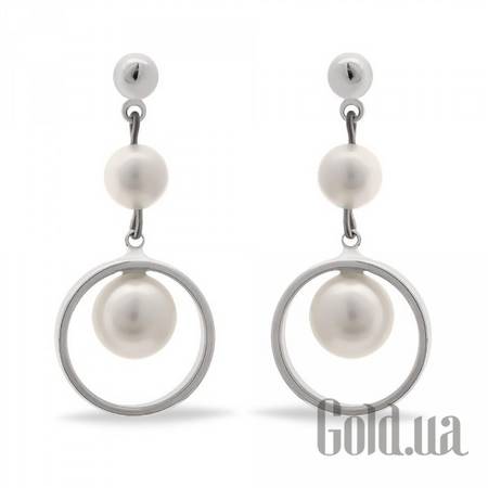 Серьги с подвесками Серьги с искусств. жемчугом