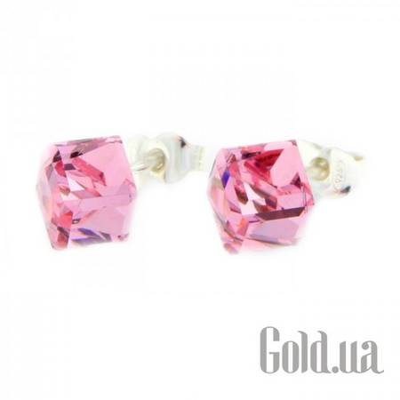 Пусеты (гвоздики) Серьги с кристаллами Swarovski