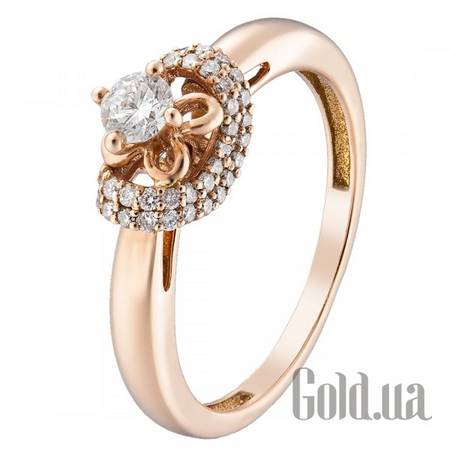 Кольцо Золотое кольцо с бриллиантами, 17