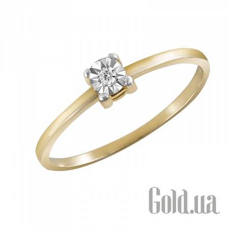 Кольцо Эдем Золотое кольцо с бриллиантом, 16.5