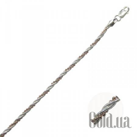 Женские браслеты Женский серебряный браслет в позолоте, 18