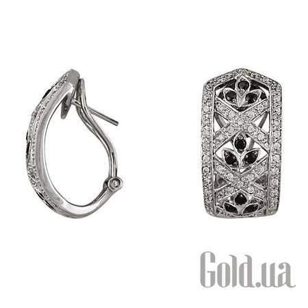 Серьги Золотые серьги с куб. циркониями
