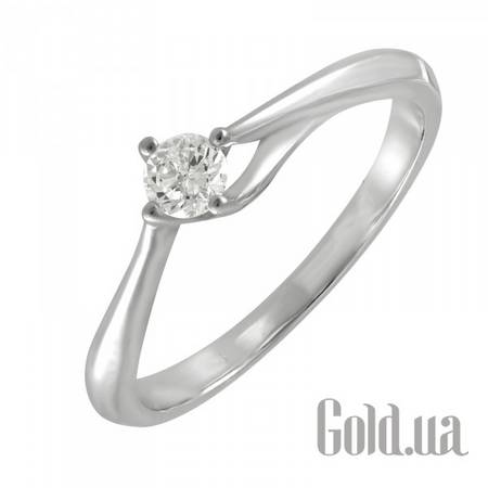 Кольцо Золотое кольцо с бриллиантом, 16.5