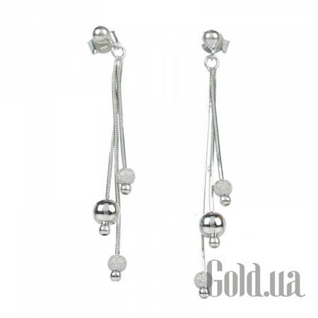 Серьги с подвесками Серебряные серьги