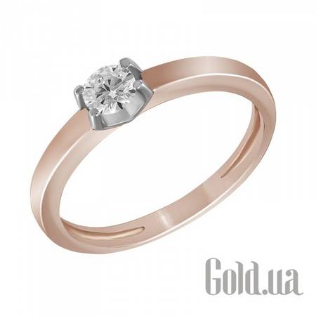 Кольцо Золотое кольцо с куб. цирконием, 18