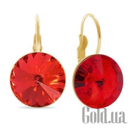 Серьги Серьги с кристаллами Swarovski в позолоте