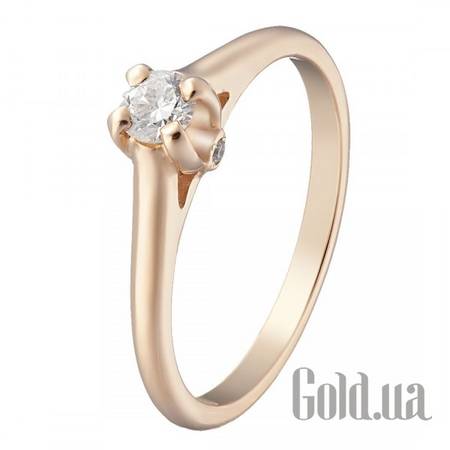 Кольцо Золотое кольцо с бриллиантами, 17.5