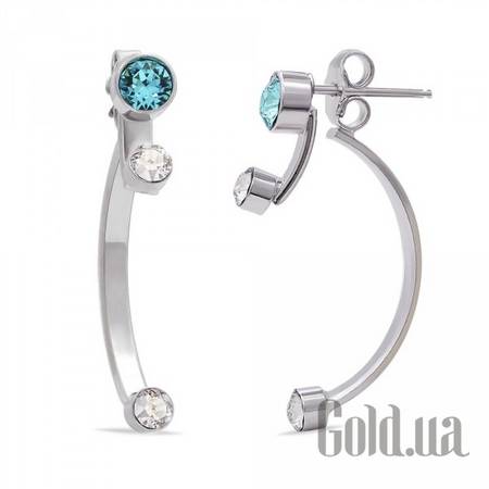 Пусеты (гвоздики) Серьги с кристаллами Swarovski