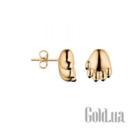 Пусеты (гвоздики) Серьги в позолоте