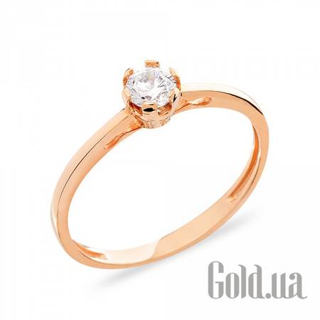 Кольцо Золотое кольцо с куб. цирконием, 16