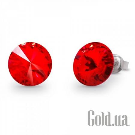 Пусеты (гвоздики) Серьги с кристаллами Swarovski