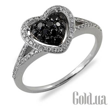 Кольцо Золотое кольцо с бриллиантами, 17.5