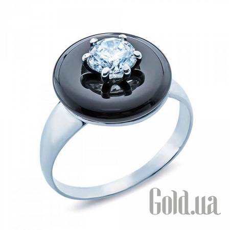 Женские кольца Женское серебряное кольцо с агатом, 19