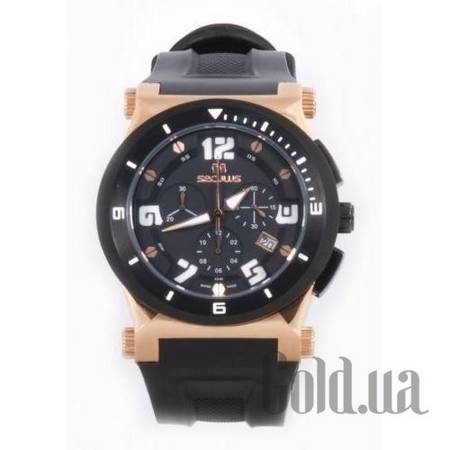 Швейцарские часы 4496.2.503 black, ss-rose ipb, silicon