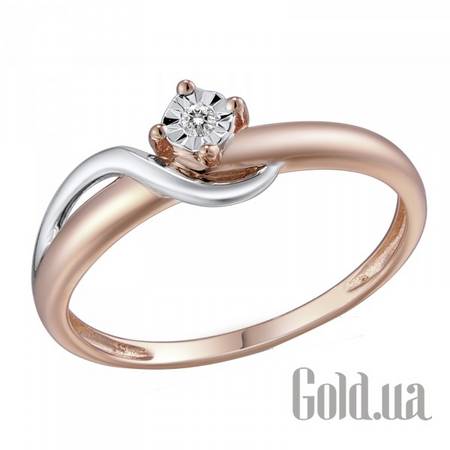 Кольцо Золотое кольцо с бриллиантом, 18