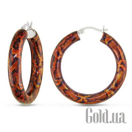 Серьги-кольца Серебряные серьги