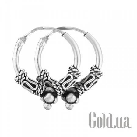 Серьги-кольца Серебряные серьги