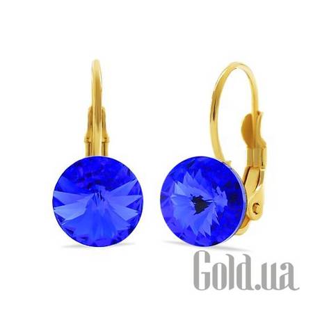 Серьги Серьги с кристаллами Swarovski в позолоте