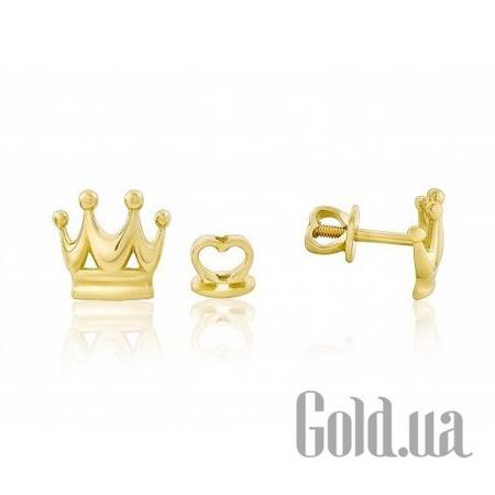 Серьги-гвоздики Золотые серьги