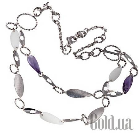 Колье Золотое колье с аметистом и опалом, 40