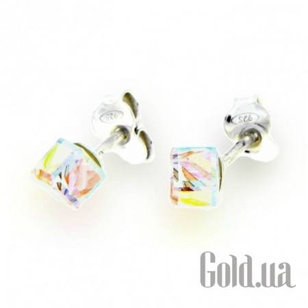 Пусеты (гвоздики) Серьги с кристаллами Swarovski