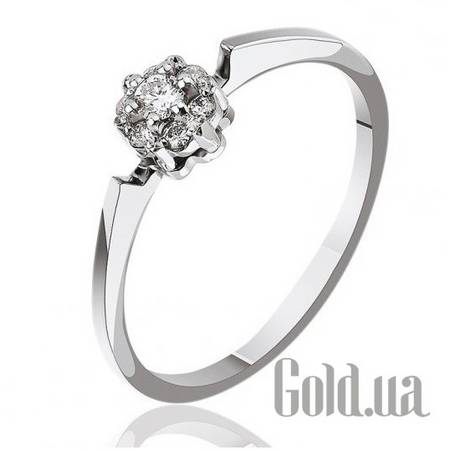 Кольцо Золотое кольцо с бриллиантами, 16.5