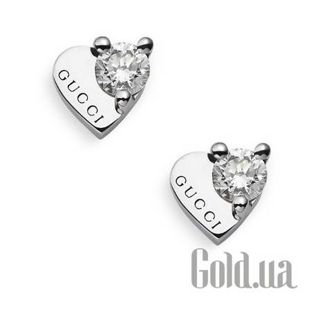 Серьги-гвоздики Золотые серьги с бриллиантами