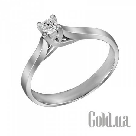 Кольцо Золотое кольцо с бриллиантом, 16.5