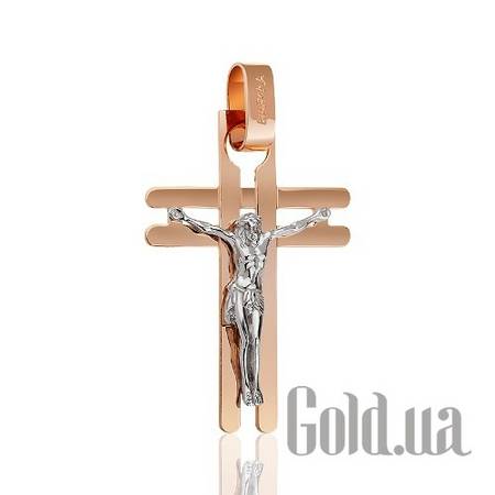 Кулон-крестик Золотой кулон